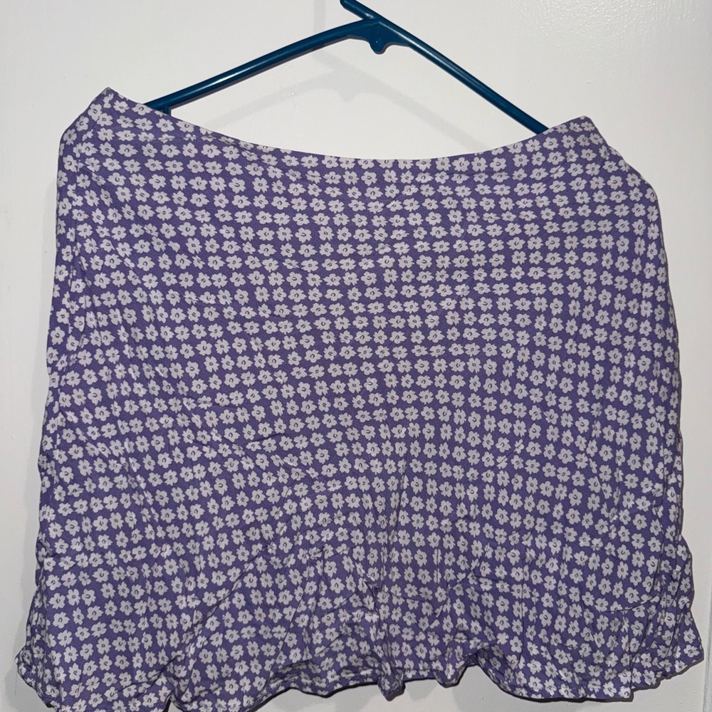 Floral Purple Skirt